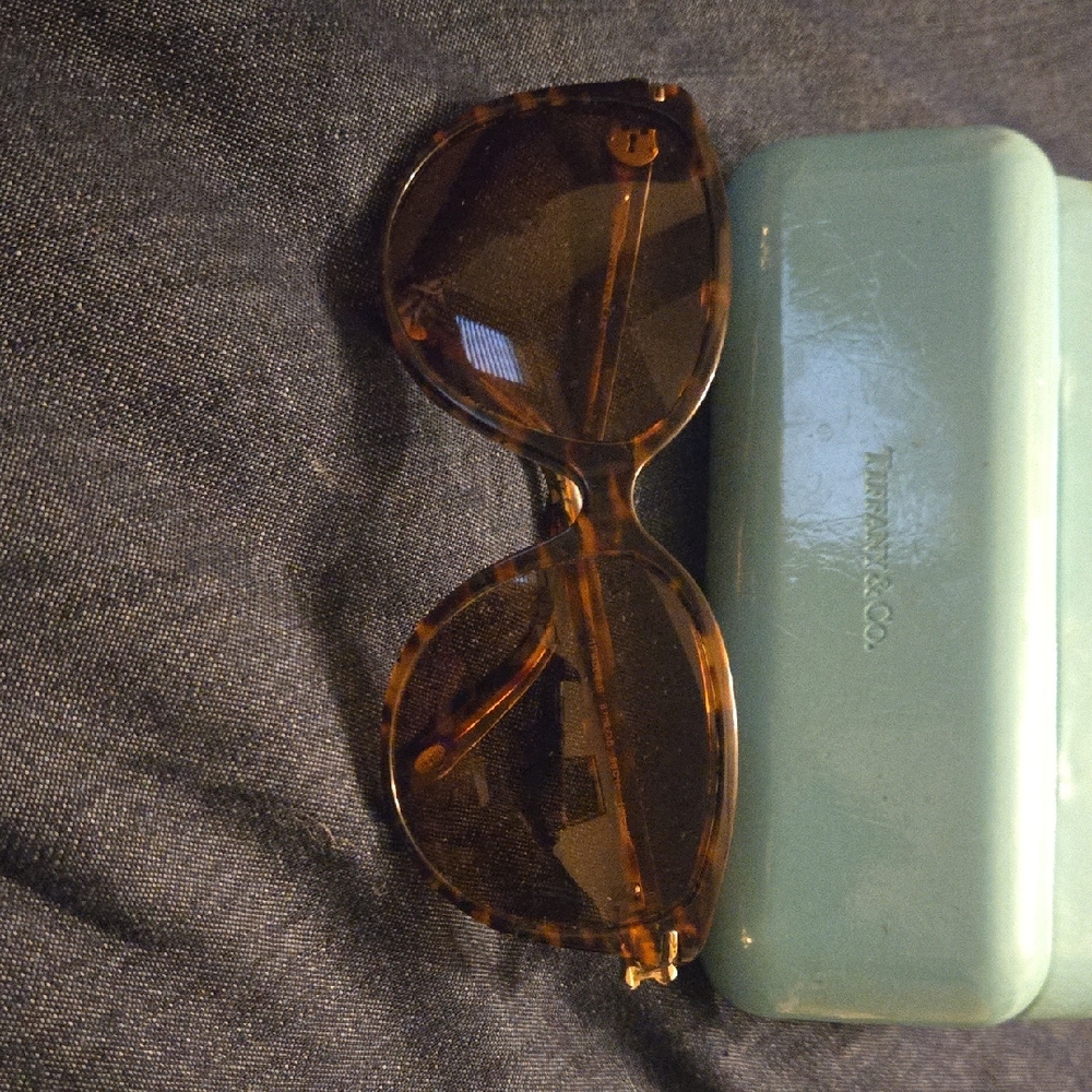 Tortoise Shell Sunglasses with Case